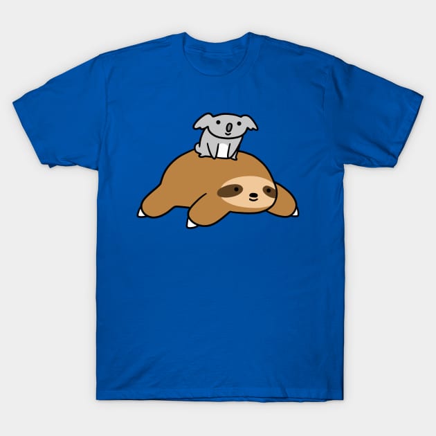 Koala and Sloth T-Shirt by saradaboru